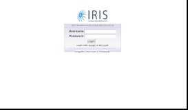 
							         log into IRIS - IRIS.ac								  
							    