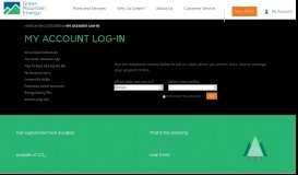 
							         Log Into My Account | Green Mountain Energy								  
							    