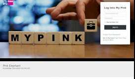 
							         Log into My Pink - | My Pink Portal | Pink Elephant								  
							    