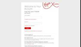 
							         Log into your Virgin Mobile account | Virgin Mobile								  
							    