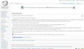
							         Log masuk - Wikipedia bahasa Indonesia, ensiklopedia bebas								  
							    