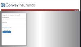 
							         Log Out - Convey Insurance								  
							    