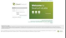 
							         Log - Quanum eLabs - Quest Diagnostics								  
							    