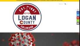 
							         Logan County | - Colorado.gov								  
							    