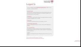 
							         Logged In - WebLogin - Lancaster University								  
							    