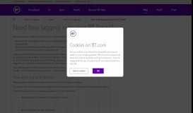 
							         Logging in to email using a BT ID | BT help - Help and support								  
							    