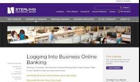 
							         Logging Into Business Online Banking - Sterling National Bank								  
							    