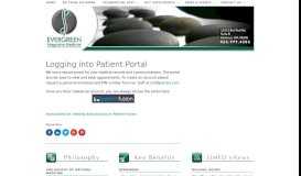 
							         Logging into Patient Portal - Naturopathic Medicine | Evergreen ...								  
							    