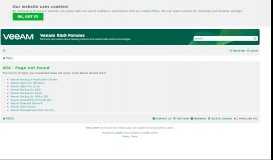 
							         Logging into the Veeam Web Portal - Veeam Community Forums								  
							    