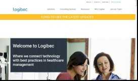 
							         Logibec - Where healthcare performs								  
							    
