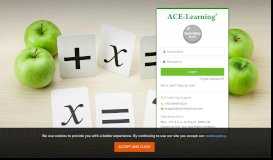 
							         Login - ACE-Learning								  
							    