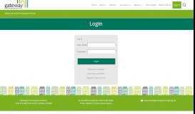 
							         Login - ActiveH Customer Portal - Gateway Housing Association								  
							    
