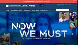 
							         Login - Alumni & Friends :: DePaul University								  
							    
