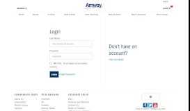 
							         Login - Amway South Africa								  
							    