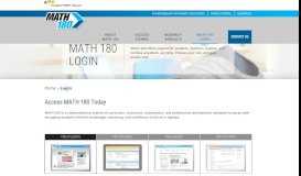 
							         Login and Access Math 180 | Math 180								  
							    