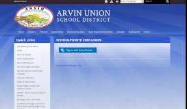 
							         Login - Arvin Union School District								  
							    