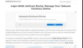 
							         Login BSNL Selfcare Portal, Manage Your Telecom Facilities ...								  
							    