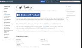 
							         Login Button - Facebook Login - Facebook for Developers								  
							    