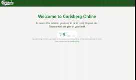
							         Login - Carlsberg UK								  
							    