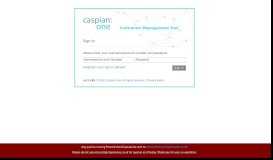 
							         Login - CaspianOne 1.2.142								  
							    