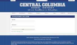 
							         Login - Central Columbia School District								  
							    