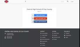 
							         Login - Central High School of Clay County								  
							    