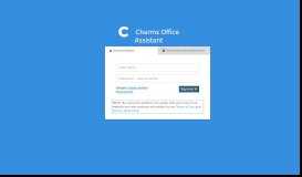 
							         Login - Charms Office Assistant								  
							    