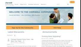 
							         Login - Cherwell Community								  
							    
