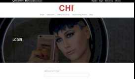 
							         Login | CHI Hair Care - Education Portal								  
							    