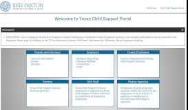 
							         Login - Child Support - Texas Attorney General's Office								  
							    
