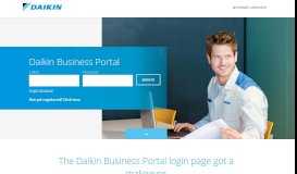 
							         Login - Choose your Daikin Business portal								  
							    