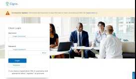 
							         Login - Cigna Access								  
							    