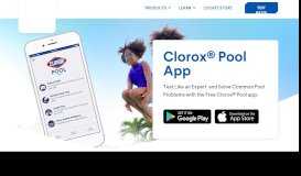 
							         Login - Clorox Pool & Spa								  
							    