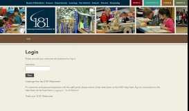 
							         Login - Community Consolidated School District 181								  
							    