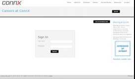 Connx Sps Login Page