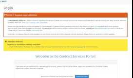 Charles Contract Services Login Page