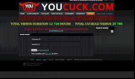 
							         Login - Cuckold Porn Tube at YouCuck.com								  
							    