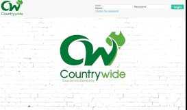 
							         Login :: CW Portal - Countrywide								  
							    