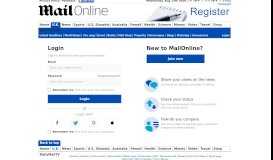 
							         Login - Daily Mail								  
							    