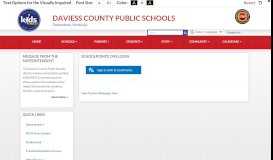 
							         Login - Daviess County Public Schools								  
							    