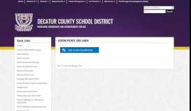 
							         Login - Decatur County School District								  
							    