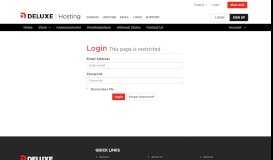 
							         Login - Deluxe Hosting								  
							    