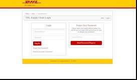 
							         Login - DHL Supply Chain Jobs - ApplicantPool								  
							    