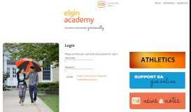 
							         Login - Elgin Academy Private School in Chicagoland								  
							    