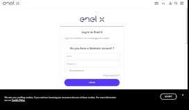 
							         Login | Enel X								  
							    