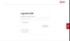 
							         Login - Eon Energy								  
							    