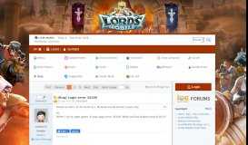 
							         Login error 34109 - Lords Mobile								  
							    
