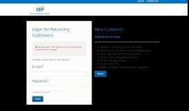 
							         Login for Returning Customers - Tucson Electric Power								  
							    