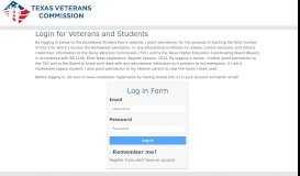 
							         Login for Veterans and Students - TVC Hazlewood								  
							    