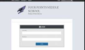 
							         Login - Four Points Middle School								  
							    